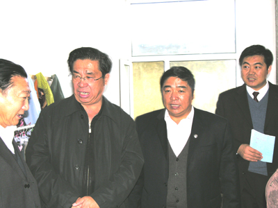 省民政厅厅长沈玉成到我县调研