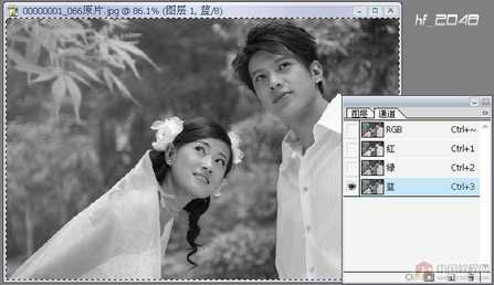 照片PS调色系列教程:制作唯美婚纱效果