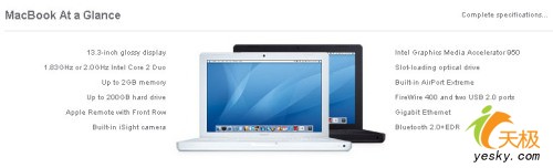 价格不变苹果MacBook正式升级酷睿2