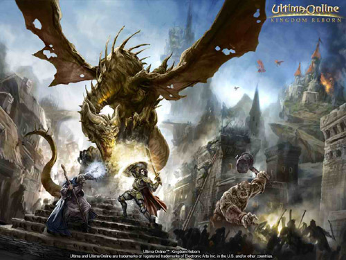 古董级《UO》新惊喜 超魔幻原画登场