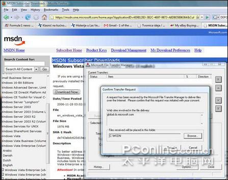 想在Vista下访问MSDN那就用Firefox吧