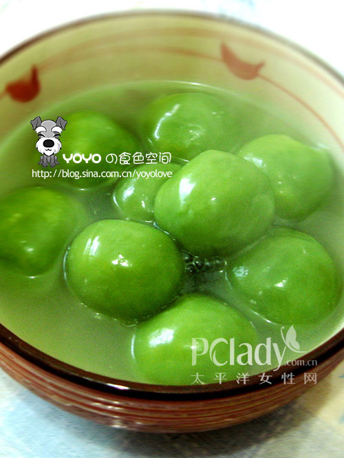 柔软滑糯的绿茶汤圆DIY 柔软滑糯的绿茶汤圆DIY