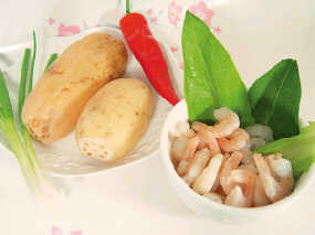 莲藕虾仁