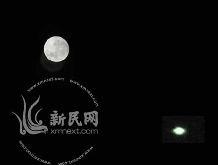 上海夜空出现不明飞行物停留超过10小时(图)