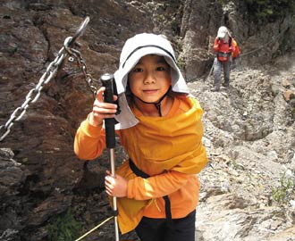 台湾6岁小勇士已登上岛内20座3000米高山(图)