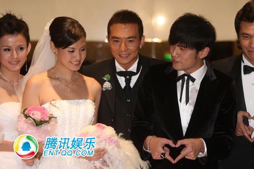 组图:刘畊宏大婚 周杰伦误点害好友婚宴迟开席