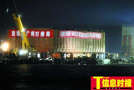 南海I号古沉船打捞上岸 今日将整体移入水晶宫