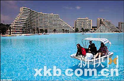智利建成世界最大游泳池