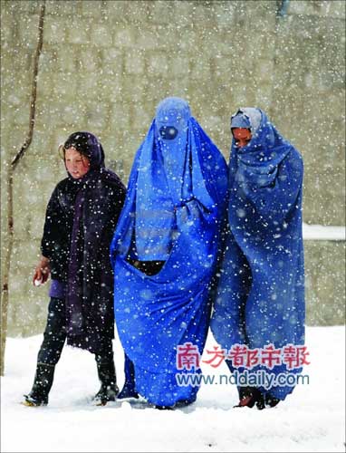 罕见大雪席卷多国
