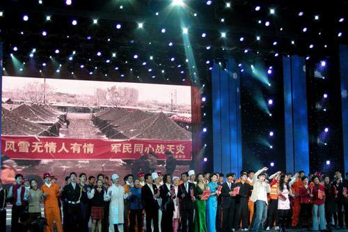章子怡央视春晚零点不敲钟 五次彩排才现身(图)