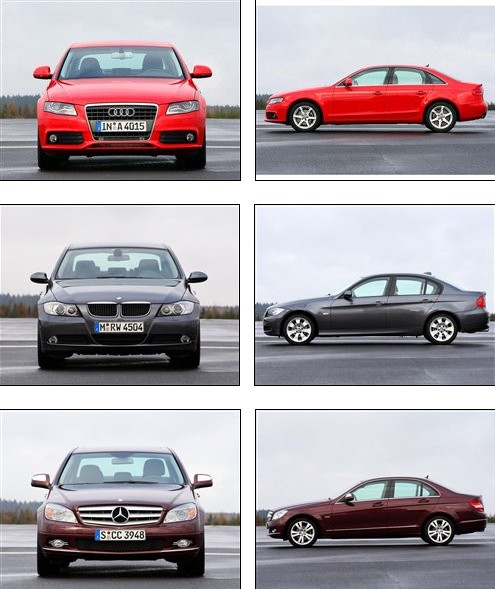 点击查看原图 入门级的较量 对比新A4 1.8T/C180K/318i图