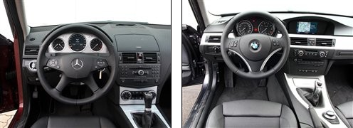 点击查看原图 入门级的较量 对比新A4 1.8T/C180K/318i图