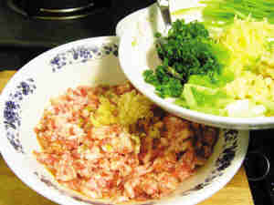 豆腐猪肉饼