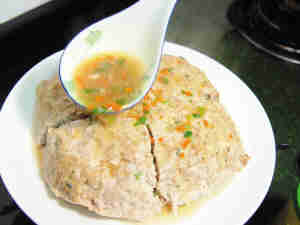 豆腐猪肉饼