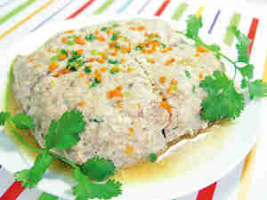 豆腐猪肉饼