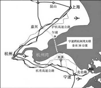 杭州湾大桥今晚亮灯 世界独创智能控制技术(图)