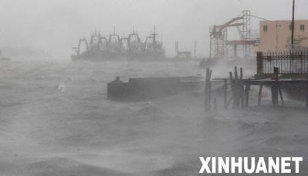 台风浣熊减弱为低气压 广东大部持续降水(图)