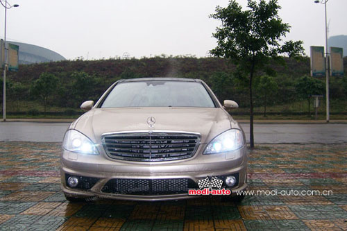 "装"amg m.benz s350(w221)也玩改装
