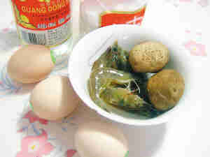 日本风味小吃:虾仁茶碗蒸