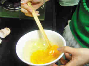 日本风味小吃:虾仁茶碗蒸