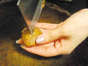 日本风味小吃:虾仁茶碗蒸