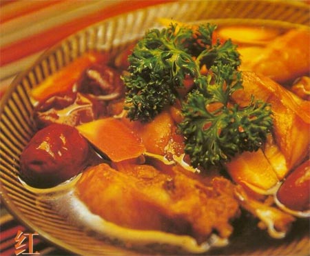 润肤缓衰的红枣炖兔肉(图)
