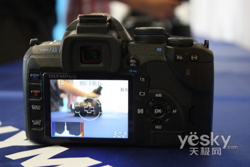 奥林巴斯E-520实时取景功能