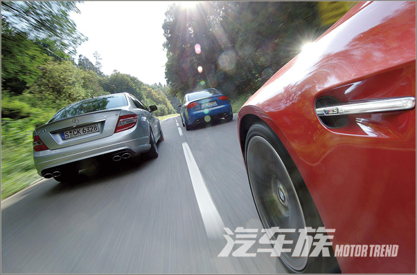 宝马M3 VS奔驰C63 AMG VS奥迪RS4 宝马M3 VS奔驰C63 AMG VS奥迪RS4