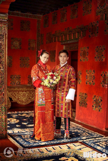 梁朝伟刘嘉玲今日不丹举行世纪婚礼 婚纱照曝光