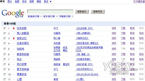 谷歌推出音乐搜索服务_天极软件