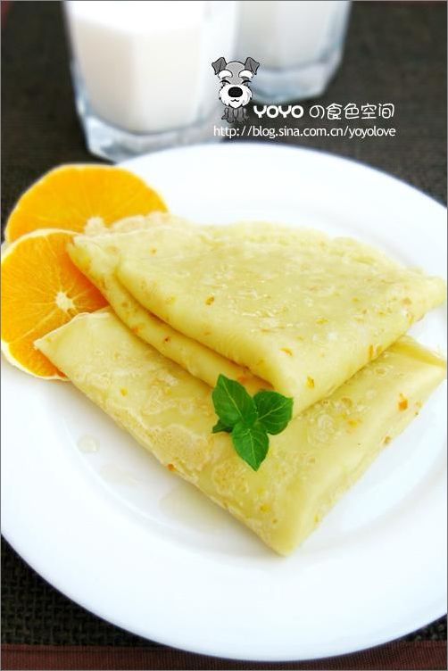 香橙薄饼 香橙薄饼