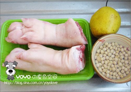 雪梨大豆猪手汤 雪梨大豆猪手汤