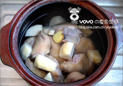 雪梨大豆猪手汤 雪梨大豆猪手汤
