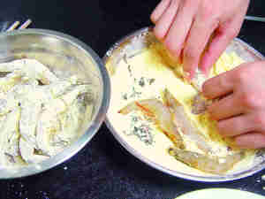 黄金麦片虾
