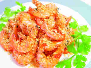 黄金麦片虾
