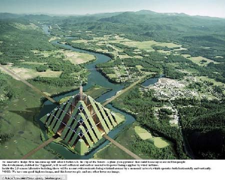 迪拜欲建现代金字塔 辉煌壮观可容纳百万人