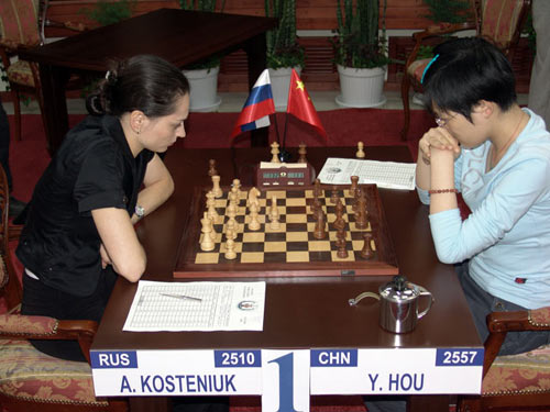 国象女子世锦赛闭幕 侯逸凡不敌美女棋手居亚