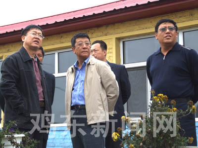 鸡西市委书记邱玉泉到我县检查煤矿安全工作