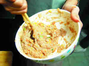 香煎鲮鱼饼
