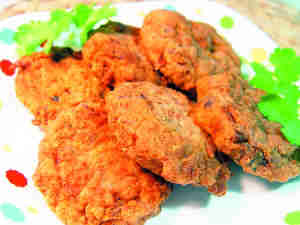 香煎鲮鱼饼
