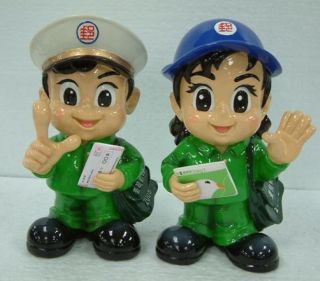 台湾"中华邮政"推出2008年版可爱玩偶(图)