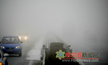 哈尔滨大雾锁城 太平机场停飞半天40个航班受
