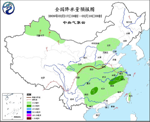 今日起中国大部将有大风降温和降水过程