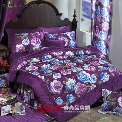 09年多姿多彩的布艺花样床品(图)