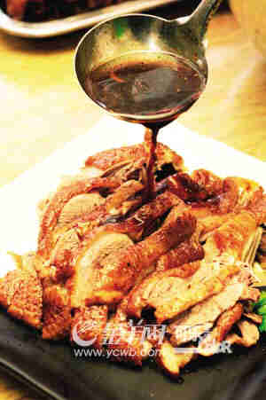 卤水鹅肉28元/例
