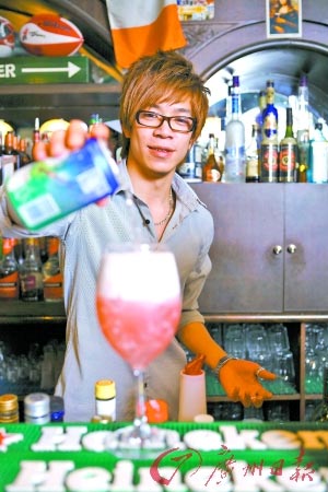 Kelvin,有7年调酒经验