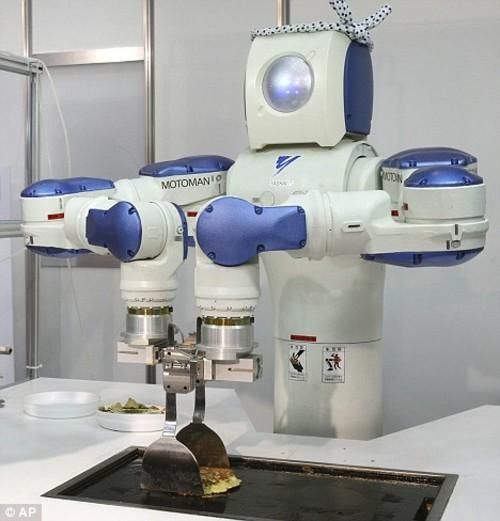 日本发明能做煎饼机器人 可灵巧用铲子