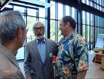 迪士尼邀宫崎骏美国行 两位动画大师聚会洛杉矶