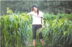 女大学生村官养蚂蚱 将蝗虫做成名菜(组图)