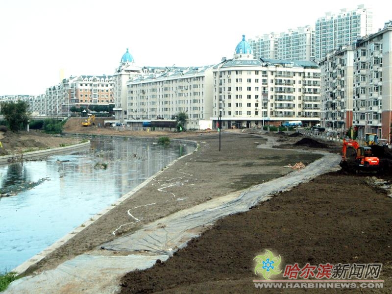 何家沟沿岸建生态绿色长廊 --哈尔滨新闻网
